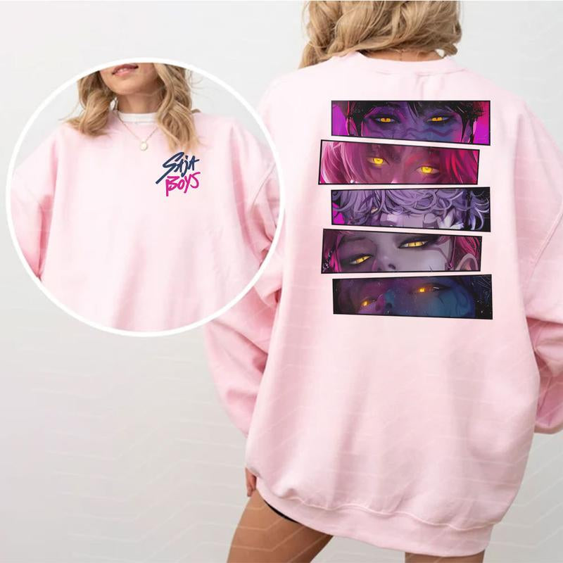 Saja Boys 2 Slide Shirt, Saja Boys Boy Band T-Shirt, Kpop Demon Inspired Movie Tee, Demon Hunters Merch, Kpop Sweatshirt, Boy Group Shirt