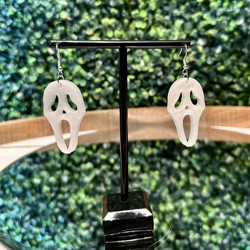 Halloween Mask Dangle Earrings